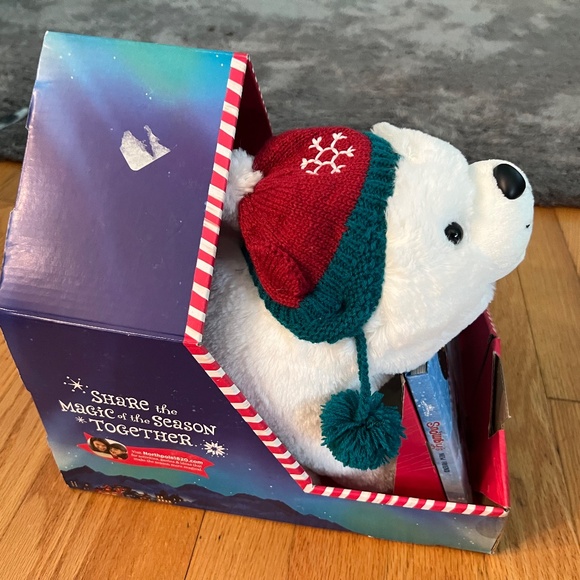 - christmas polar bear snowby northpole interactive plush and book - Picture 3 of 4